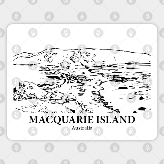 Macquarie Island - Australia Magnet by Lakeric